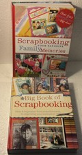 Big Book Of Scrapbooking / Scrapbooking Your Family Memories Lot Of 2 Table Book