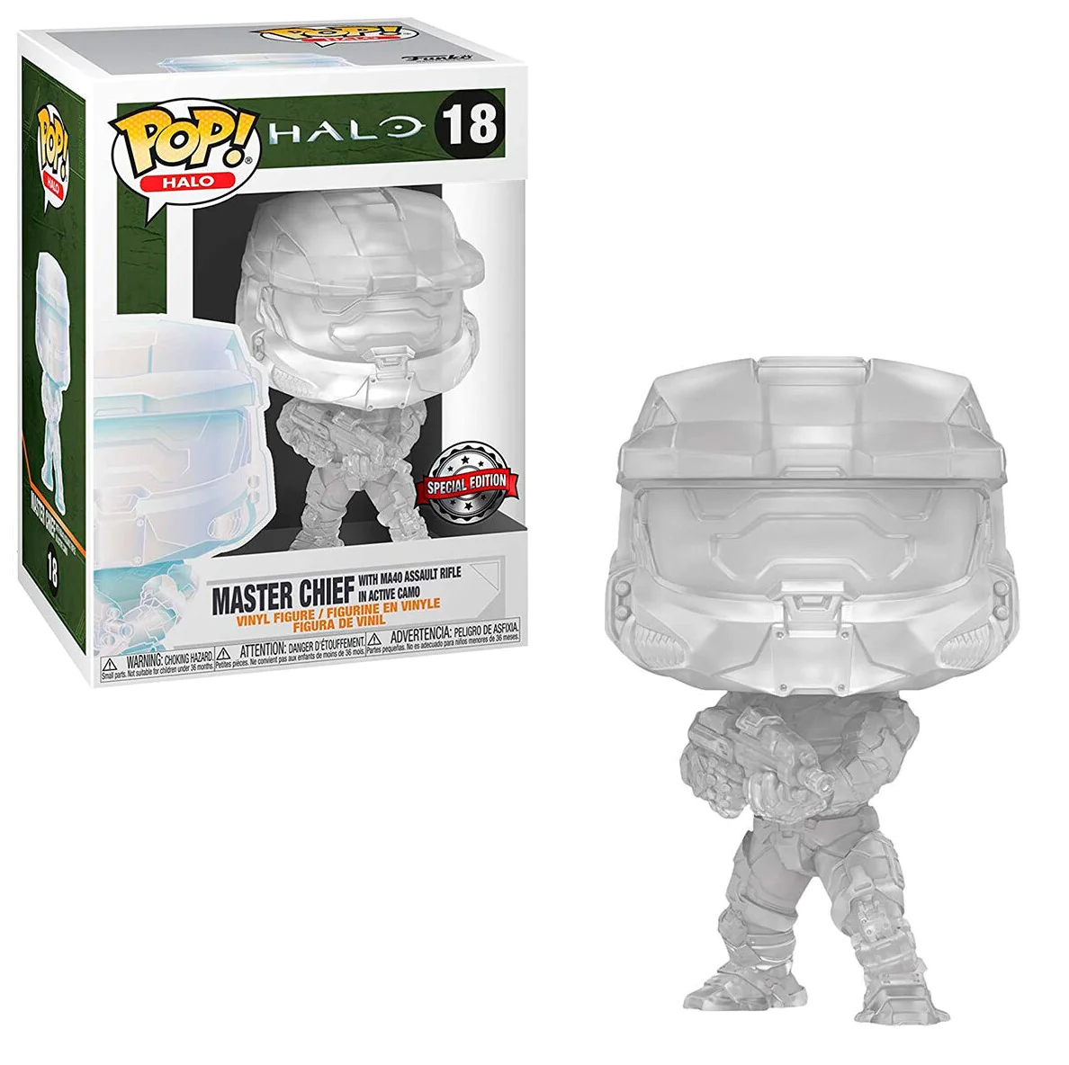Funko POP! Games Halo Master Chief Active Camo Exclusive | eBay