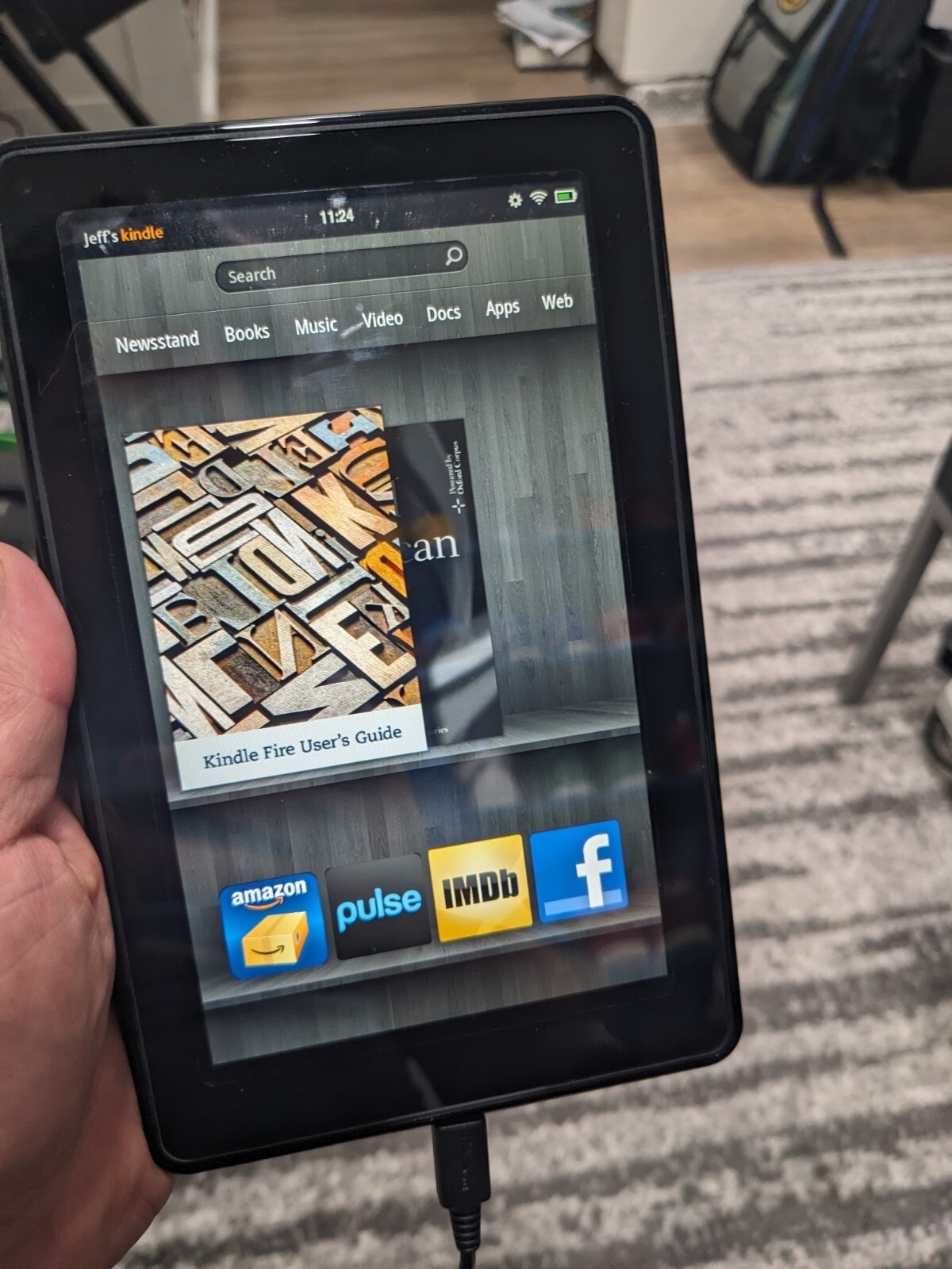 Amazon Kindle Fire 1st Gen 2011 Black (D01E) - Great Working Condition  -image