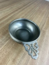 VTG Modern Minimalist Home Decor International Pewter Industrial Art Deco Bowl