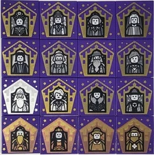 LEGO Harry Potter Wizard Card Tiles - Complete Set of 16 - New - Free Shipping