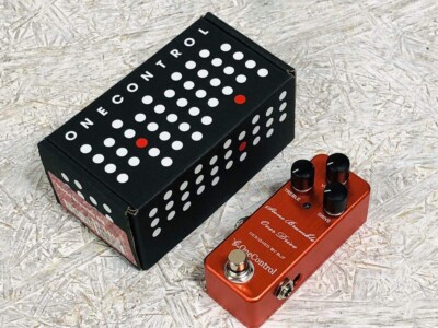 One Control Stone Bramble OD ギターエフェクター 8/4まで面ファスナー付属】One Control STONE BRAMBLE OVER