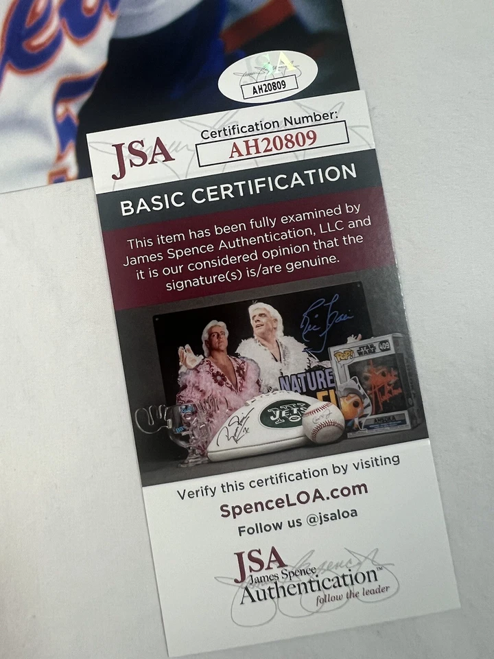 Davey Johnson HOF New York Mets Signed Auto 10x8 Win World Series 86’ JSA COA - Image 3 of 4