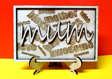 Mothers Day gift Plaque for mum as a present thank you gift mummy