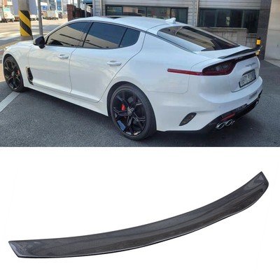 For KIA Stinger 2017-2021 Carbon Fiber P Style Rear Spoiler Trunk Lip Wing