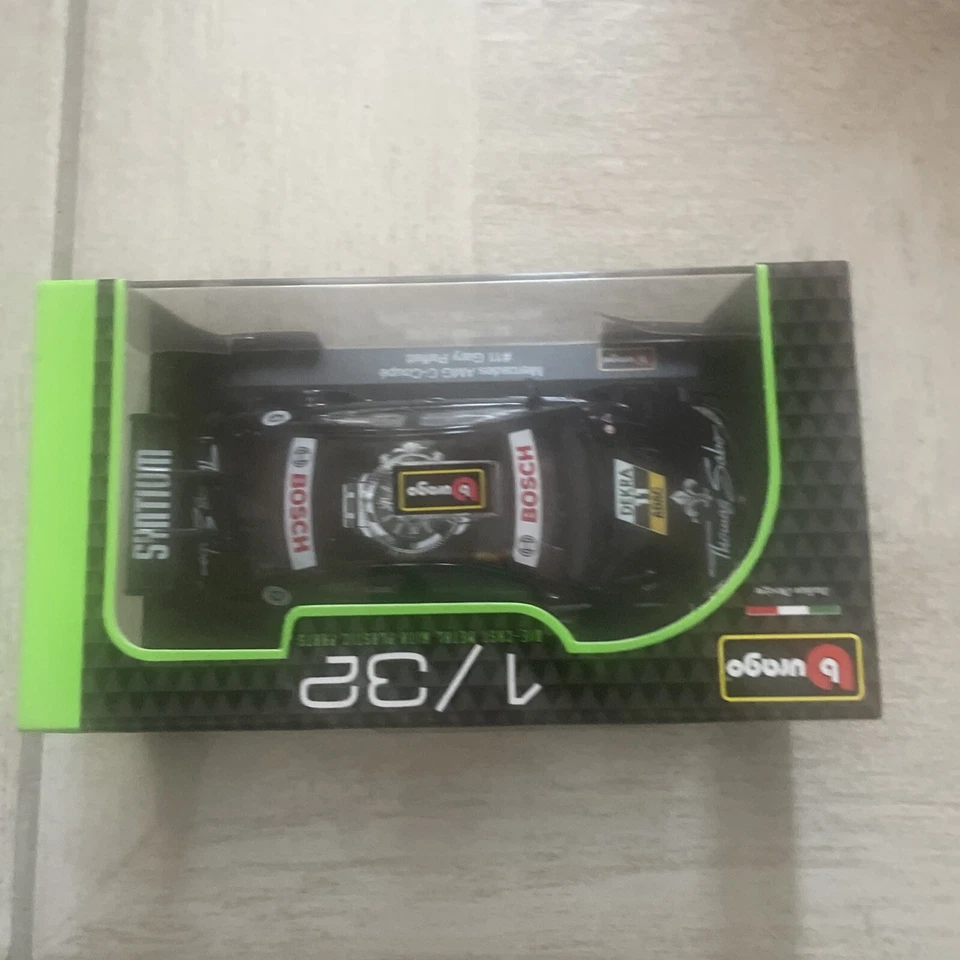 Voiture Burago 1/32 Mercedes AMG C-Coupe #11 Gary Paffett Neuf  - Photo 4/4