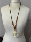 TATTY DEVINE Long Length Chain Acrylic Anchor Pendant Necklace