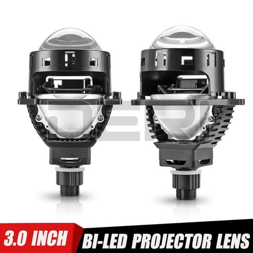 2x 3 inch RHD Bi-LED Projector Lens Headlight High Low Beam Retrofit H4 H7 9006 - Picture 2 of 17