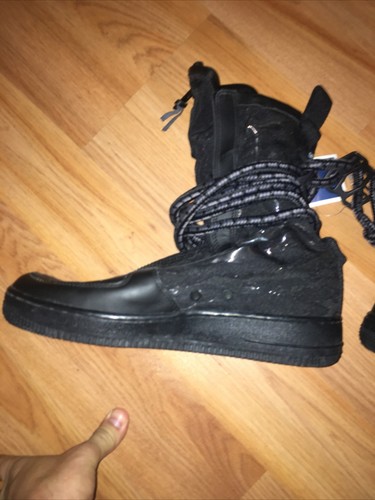 Nike SF Air Force 1 High Black Gum Size 8.5 - Picture 9 of 20