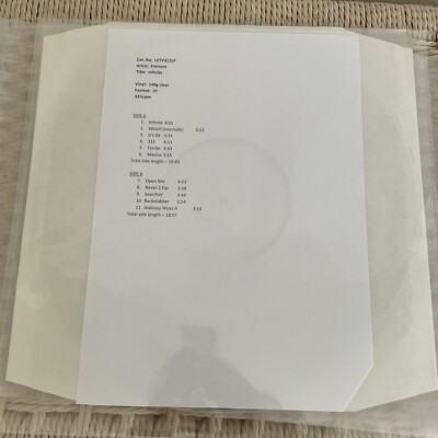 2015 Eminem Infinite Lp LETV311LP NM RARE