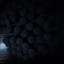 52 Graves Blackout Lanyard Beads V2 - Glow in the Dark