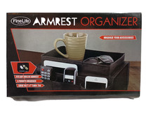 Armchair Caddy Couch Arm Rest Organizer TV Remote Control Holder Sofa Tray