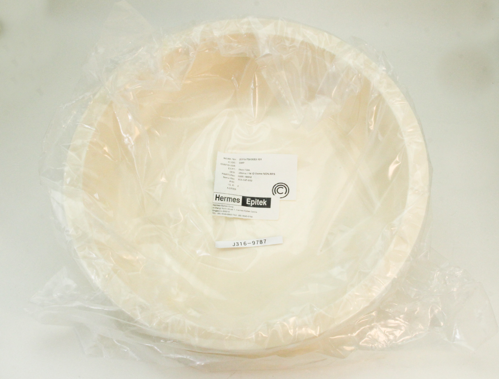 9787 APPLIED MATERIALS DOME 14 ID HDPCVD (NEW) 0200-18062