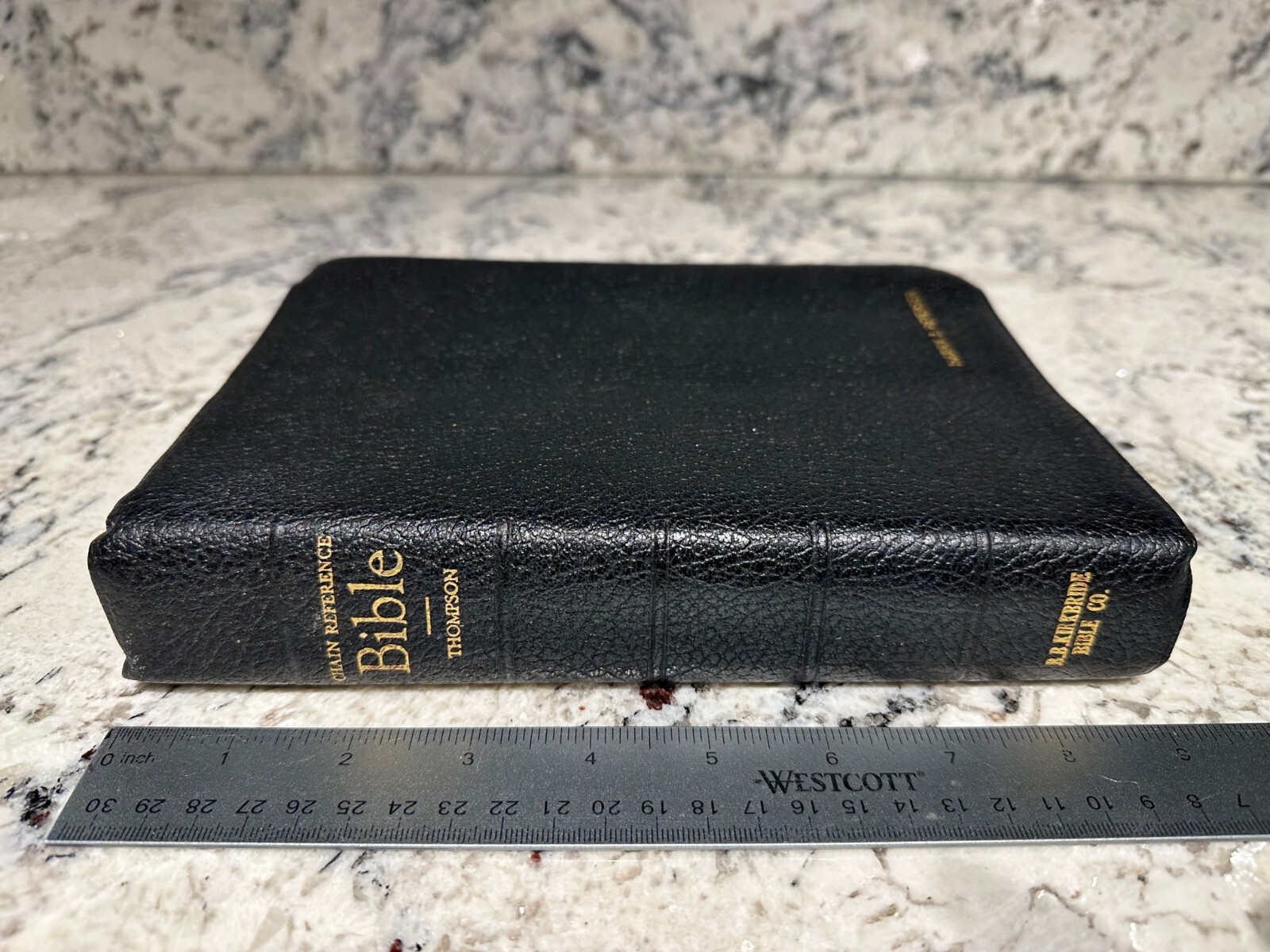 THOMPSON KJV Chain Reference Bible 4th Updated Ed. 1964 Genuine Leather