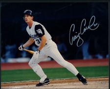 Craig Counsell Signed Autograph Photo Baseball Player Bat Stance Marlins 8