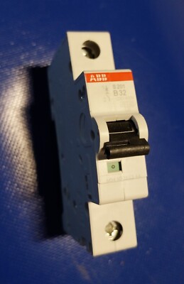 ABB S201 S203 B C K 10 16 25 32 A 1 + 3 Polig 6 /10 kA LS Schalter NEU