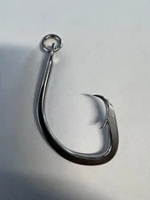 #16/0 Stainless Steel Forged Circle Tuna Hook with Ring - 20pcs