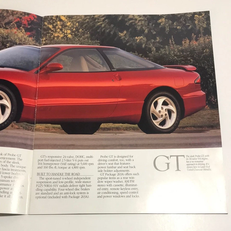 Ford Probe 1995 folleto de ventas Foto 3 de 4