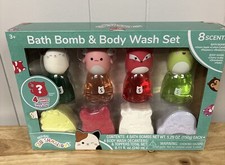 Squishmallow Bath Bomb Body Wash Set 8 Pack W/Surprise Charms NEW