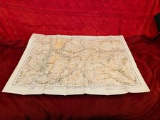 1940'S WAR OFFICE ORDANANCE SURVEY MAP #20 KIRKY LOSDALE AND HAWES