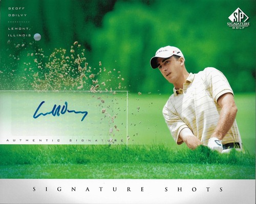 Geoff Ogilvy Signed 8x10 2004 SP Combined Shipping
