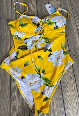 cupshe yellow one piece