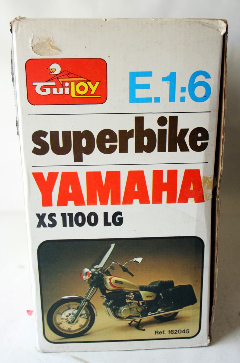 RARE VINTAGE SUPERBIKE YAMAHA XS 1100 LG METAL DIE CAST 1:6 GUILOY