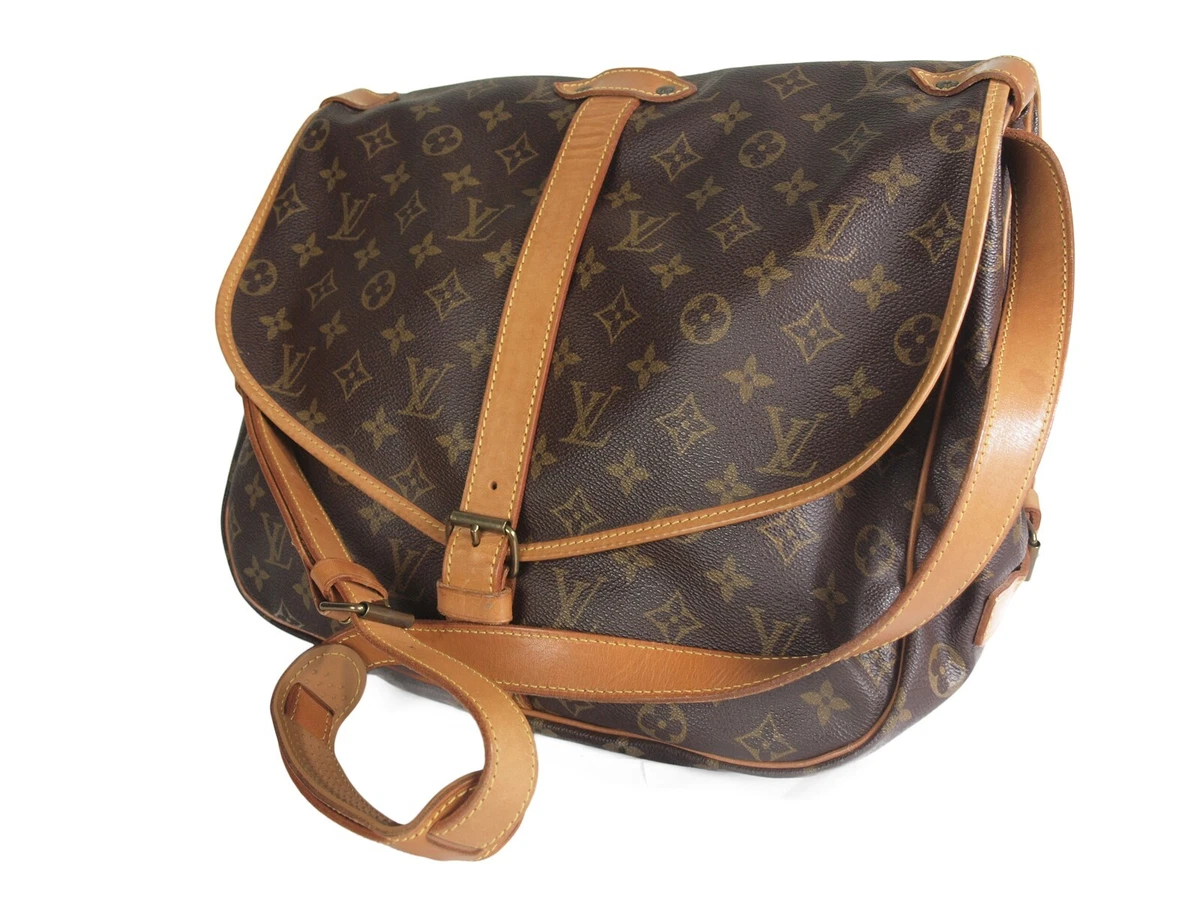 Louis Vuitton Monogram Canvas SAUMUR 35 Bag