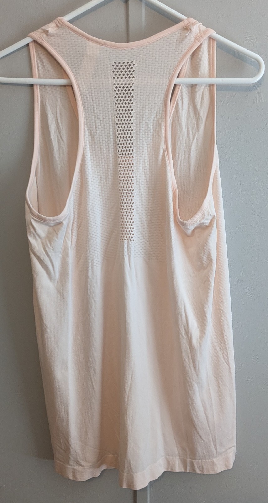 Tangerine Women's Activewear XL Layered 2 Piece Tank Peach White NEW eBay