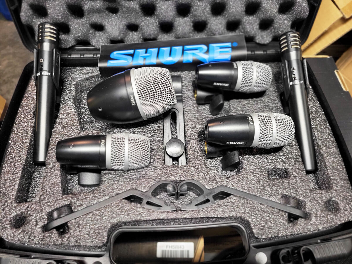 Shure Drum Microphone Kit System PGDMK6 | eBay Shure Drum Microphone Kit System PGDMK6 | eBay