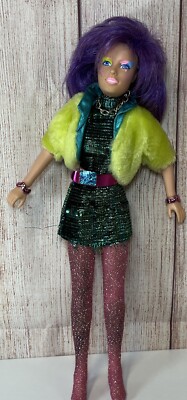 Clash doll Misfits Jem and the Holograms purple hair Vintage