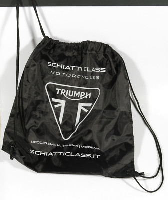 PRL) TRIUMPH MOTORCYCLES BAG BAG ADVERTISING POUCHE BAG MOTORCYCLE BACKPACK RUN