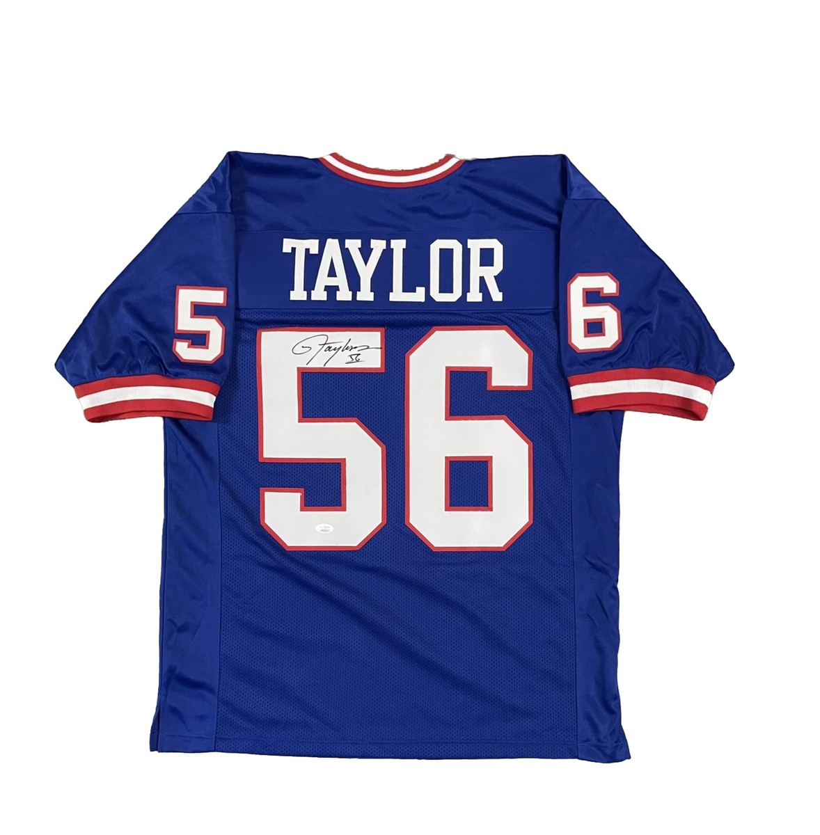 Lawrence Taylor #56 New York Giants Signed Blue Stitched Custom XL