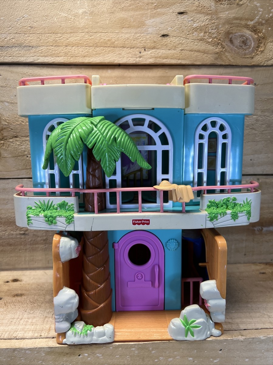Fisher Price Sweet Streets Beach House Toy Dollhouse Vintage 2000