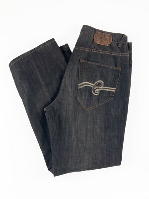 Ecko Unltd Relaxed Fit Black Jeans 38x32