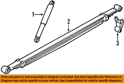 GM OEM Rear-Shock Absorber or Strut 25984611 | eBay 