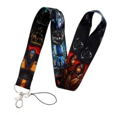 Mortal Kombat Fighting Game Movie Sub-Zero Scorpion ID Badge Holder Lanyard