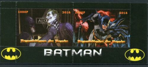 Superheroes Stamps 2014 postfrisch Batman The Joker DC Comics 2v S/S II - Bild 1 von 1