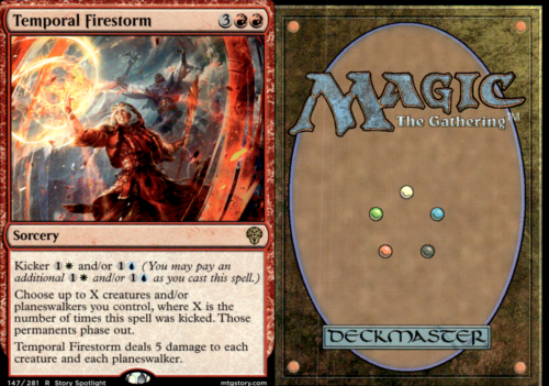 MTG Magic the Gathering Temporal Firestorm - Picture 1 of 1