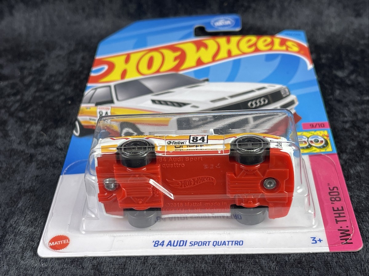 Hot Wheels 2023 HW: The '80s 9/10 White '84 Audi Sport Hot Wheels 2023 HW: The '80s 9/10 White '84 Audi Sport
