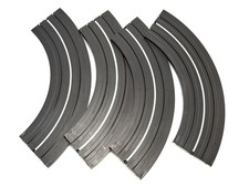 AURORA MODEL MOTORING 9" 1/4 Section Radius Curve Tracks  Set of 4