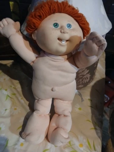 vintage cabbage patch doll boy red hair used