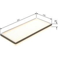 Bosch 1 987 432 043 Filter Innenraumluft FüR Mercedes Benz Vw Innenraumfilter