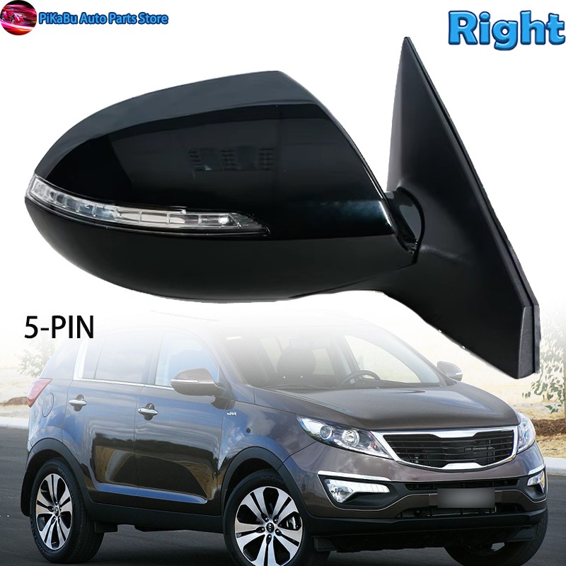 Right Black Side Door Wing Mirror 5Pin For KIA Sportage R 2011 2012-2016
