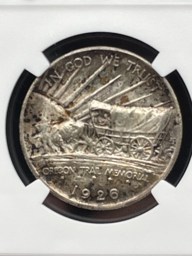 1926-S Oregon Trail Commemorative Silver Half Dollar