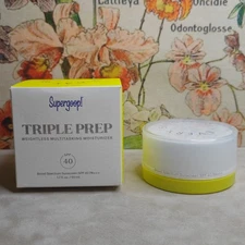 Supergoop! Triple Prep Weightless Multitasking Moisturizer SPF 40 Face Sunscreen