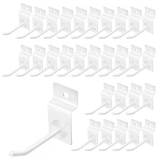 60Pcs 2 Inches Slatwall Hooks Assortment Set, Heavy Duty Metal Panel Display ...