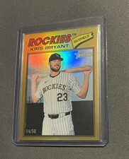 2026 Topps Heritage Kris Bryant #22 Gold Refractor 14/50