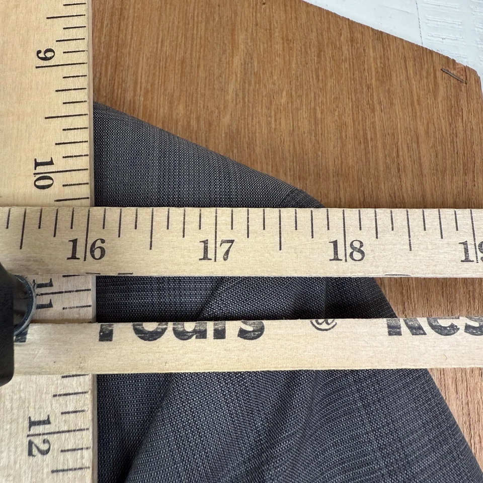 Traje Tallia Para Hombres 38S Marrón Ventana Cuadros 2 Botones Lana Pantalones 34x28 Frente Plano Foto 4 de 4