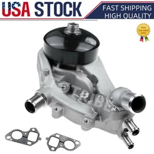 Water Pump w/ Thermostat for 2007-2016 Chevrolet GMC Vortec 4.8 5.3L 6.0L 6.2L